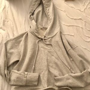 All Saints cropped hoodie